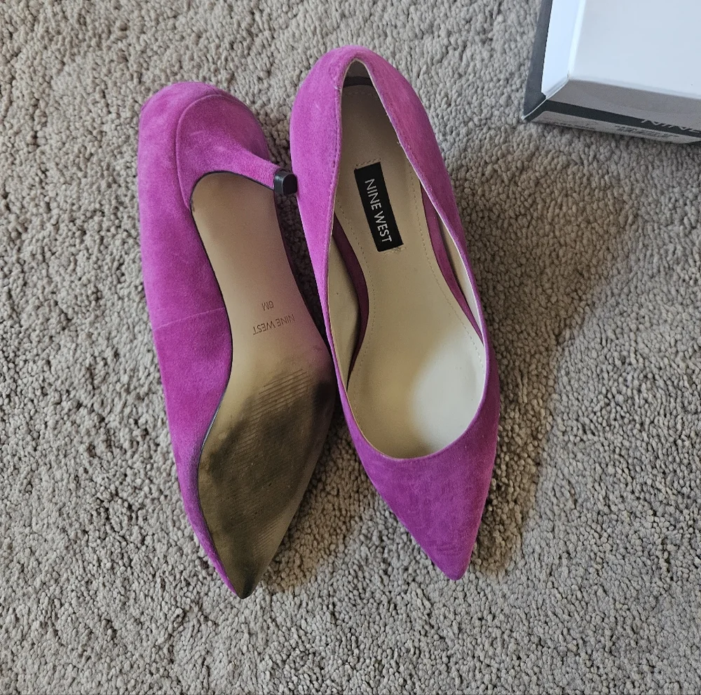 Like NEW ☆ Nine West Heels/Shoes, Size 6, CUTE! - Picture 3 of 5